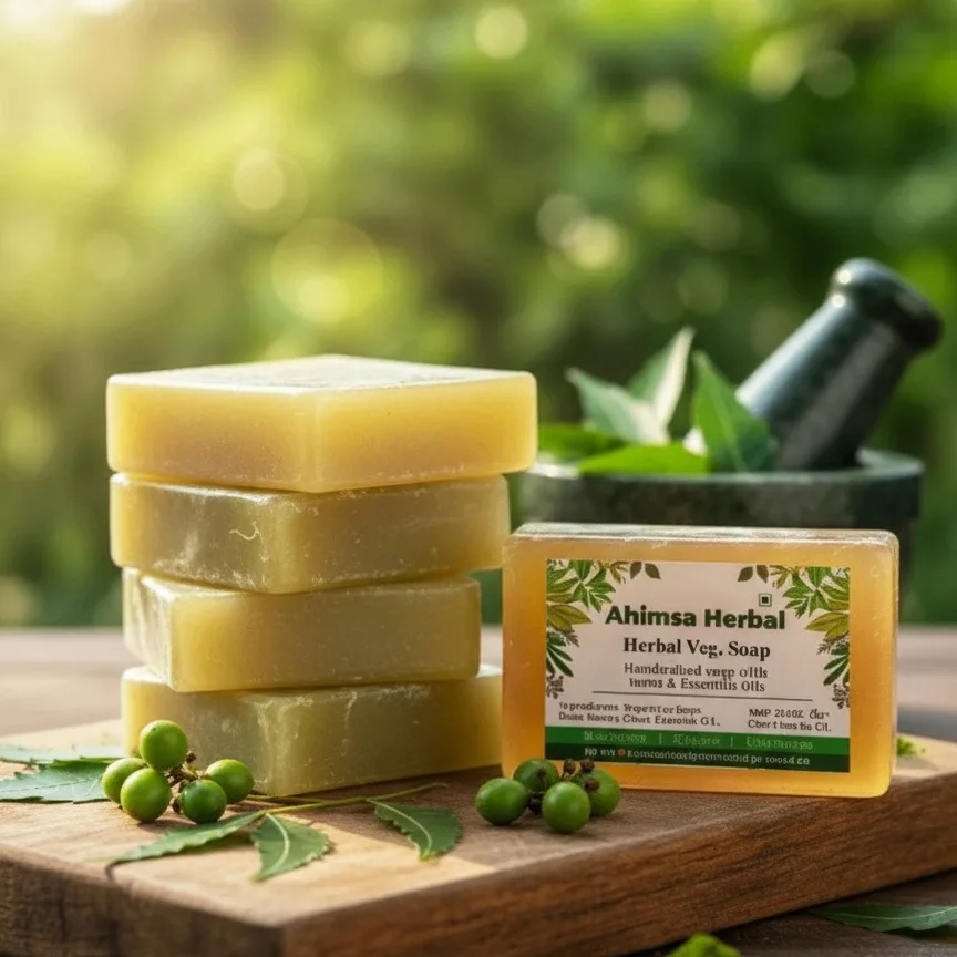 Ahimsa Herbal Neem Soap - Set of 4